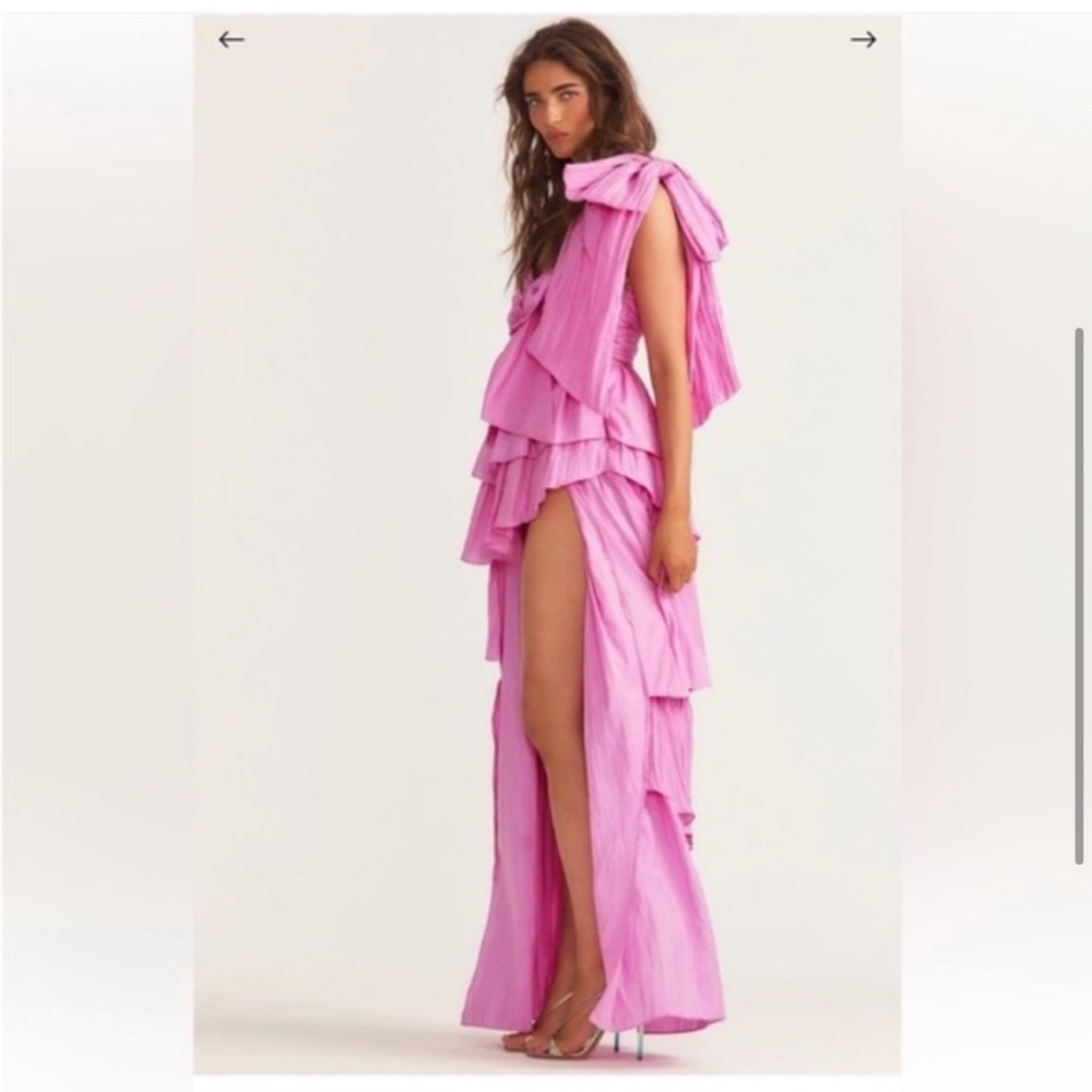 LoveShackFancy Raylene High-Low Dress